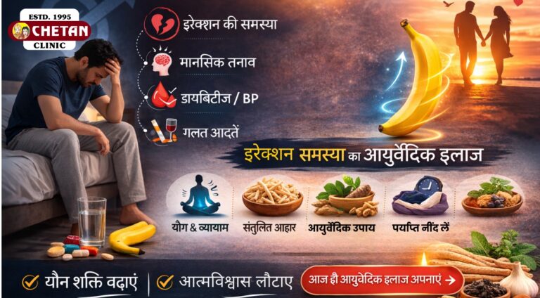 कमज़ोर इरेक्शन के कारण और समाधान – इरेक्शन की समस्या का आयुर्वेदिक इलाज