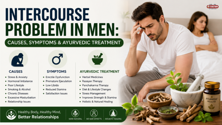 Intercourse Problem in Men: Causes, Symptoms & Ayurvedic Treatment