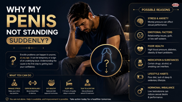 Why My Penis Not Standing Suddenly? Causes, Symptoms & Natural Solutions