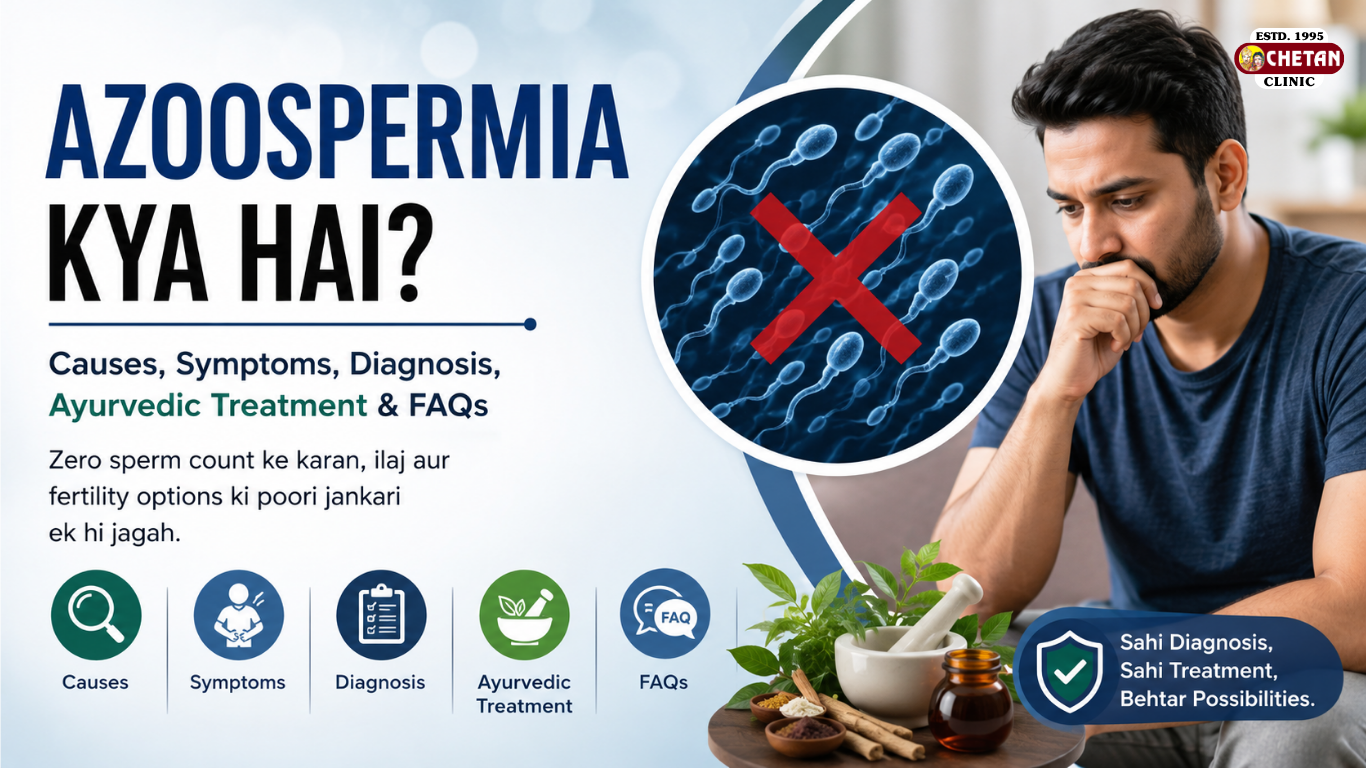 Azoospermia Kya Hai? Causes, Symptoms, Diagnosis, Treatment & Ayurvedic Approach