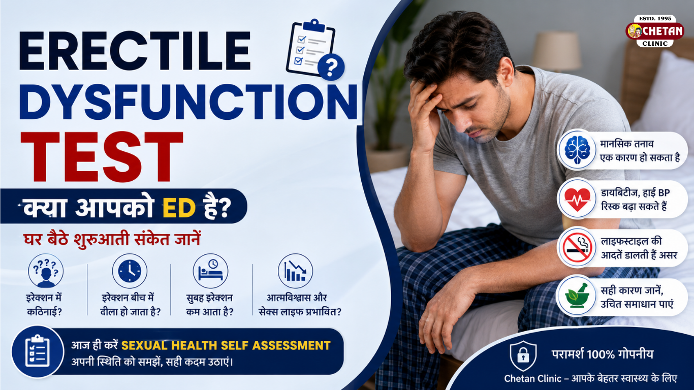 Erectile Dysfunction Test: क्या आपको ED है? घर बैठे शुरुआती संकेत जानें