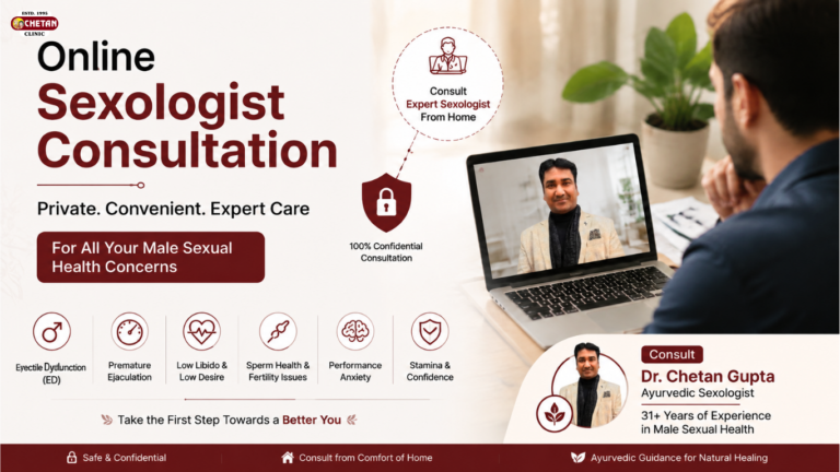 Online Sexologist Consultation for Men: Expert Guidance for Male Sexual Health Problems
