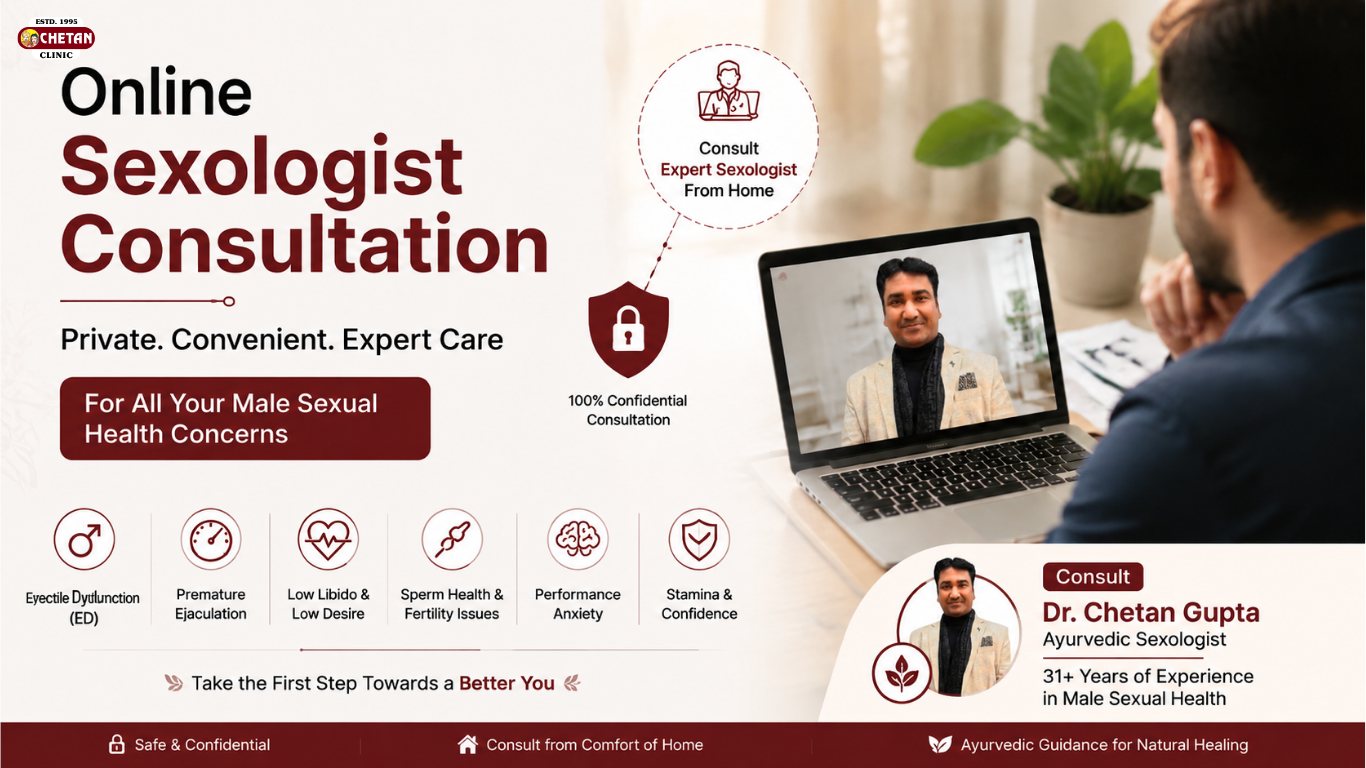 Online Sexologist Consultation for Men: Expert Guidance for Male Sexual Health Problems