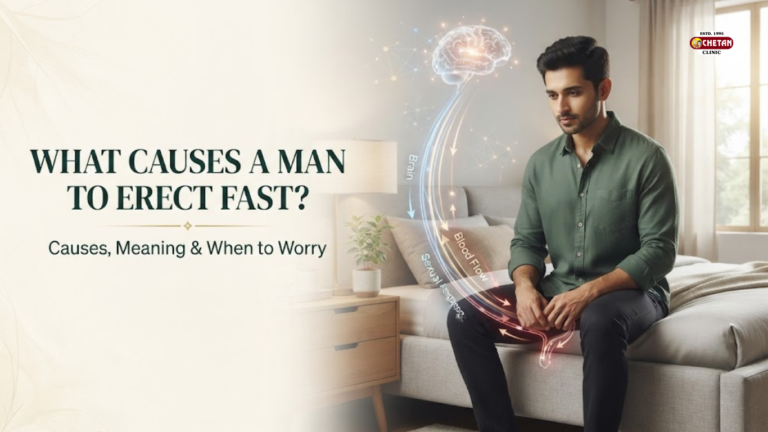 What Causes a Man to Erect Fast? Causes & When to Worry