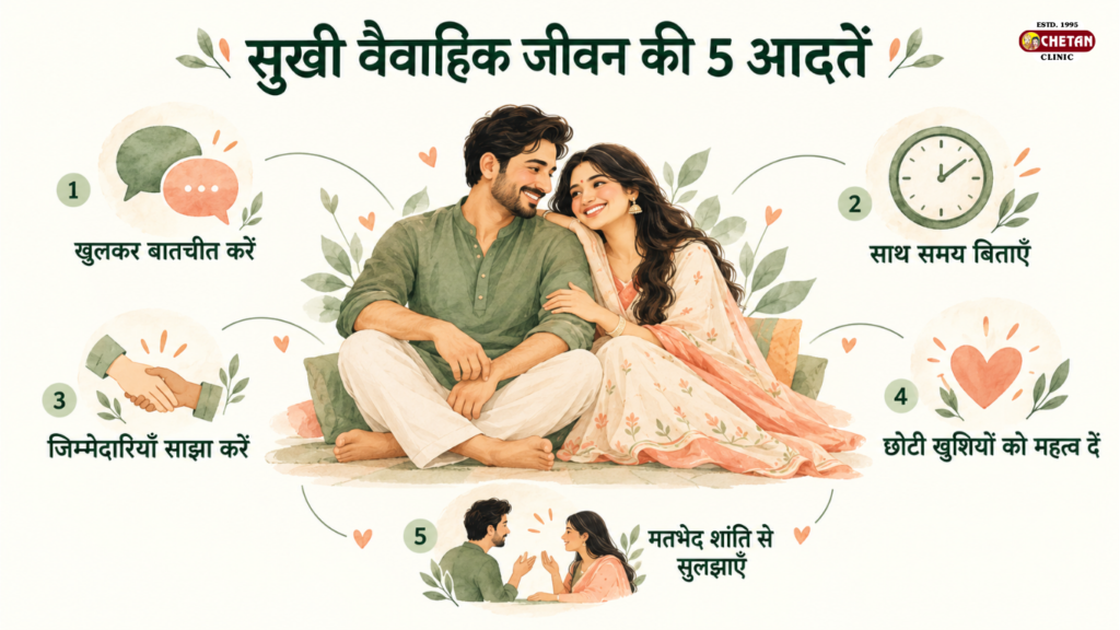  सुखी विवाहित जीवन
