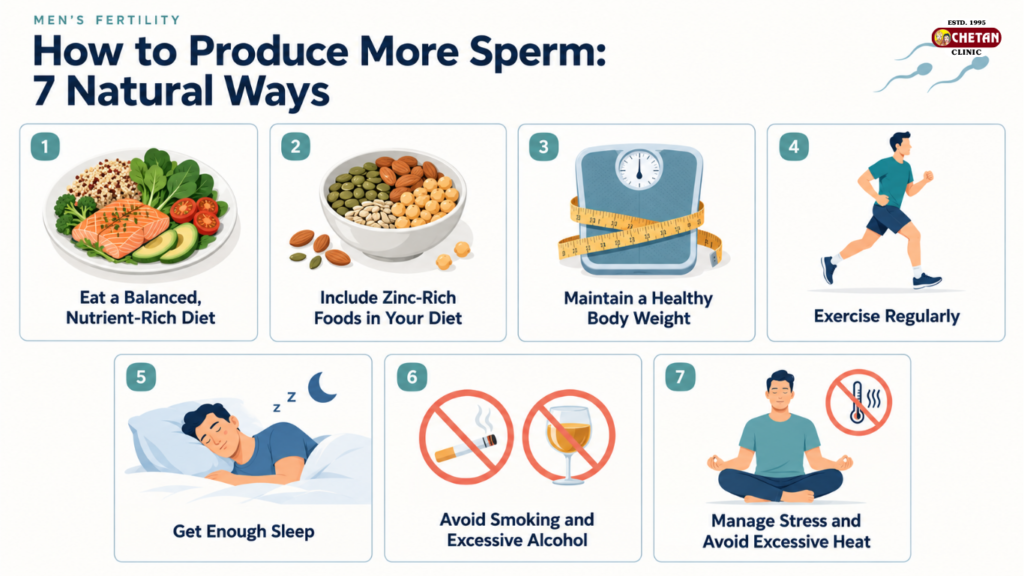 how to produce more sperm