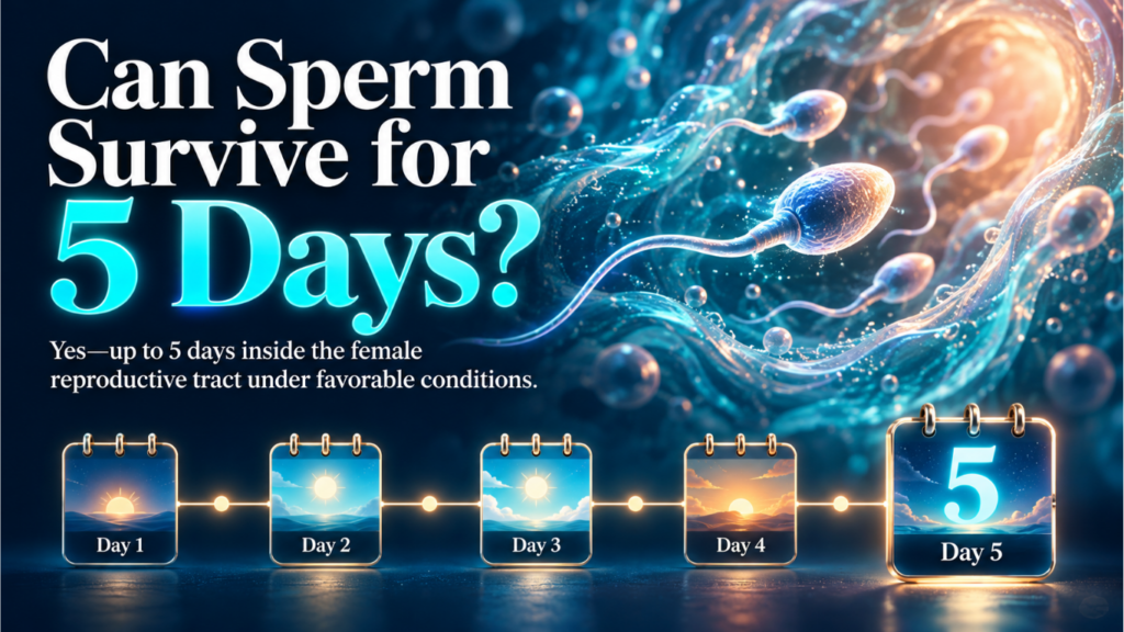 how long a sperm can survive
