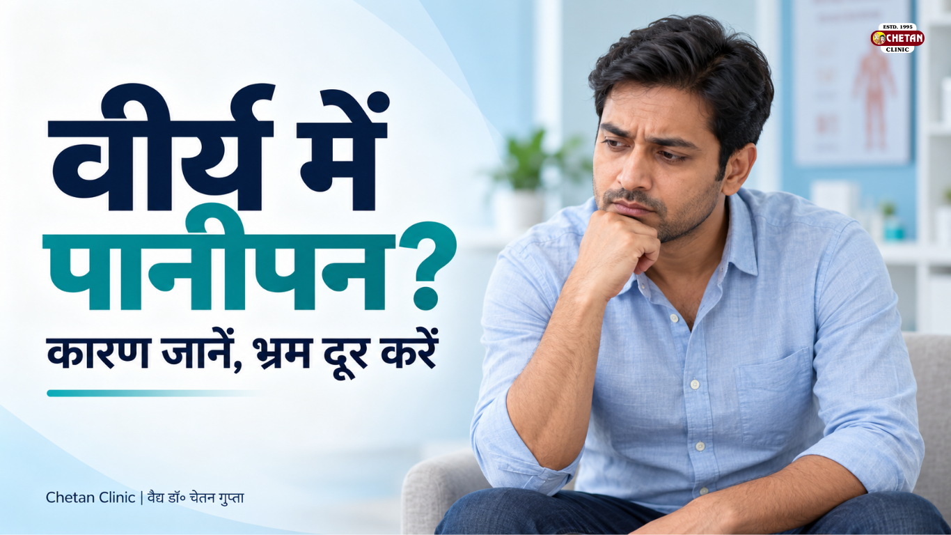 वीर्य में पानीपन: कारण, लक्षण और सुधार के उपाय